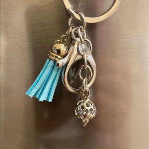 Alice in wonderland pendant keychain